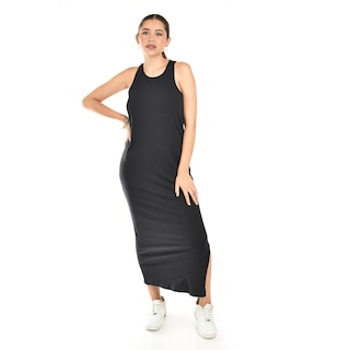 Foto 5 | Foto 5 | Maxi Vestido Sin Manga Roman Fashion / Juvenil, 23974 (negro) Negro