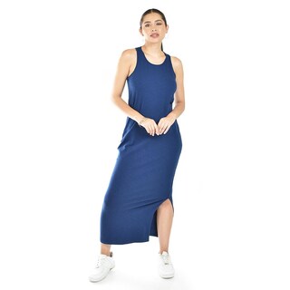 Foto 4 | Foto 4 | Maxi Vestido Sin Manga Roman Fashion / Juvenil, 23974 (azul Marino) Azul Marino