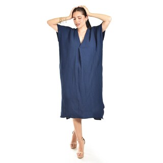 Foto 4 | Foto 4 | Vestido De Algodon Con Bolsillos Roman Fashion /juvenil, 4363 (azul Marino) Azul Marino