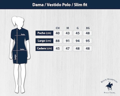 Foto 6 | Foto 6 | Vestido Camisero Color Azul Rock Hampton Polo Team