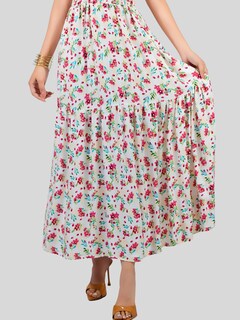 Foto 6 | Foto 6 | Vestido Maxi Casual Mujer Largo Ves-1027 Blanco D2 Cómodo De Tirantes