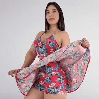 Foto 2 | Foto 2 | Jumper Vestido Falda Short Corto Mujer Casual Sea Brazil