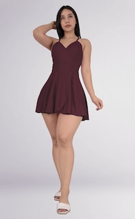 Foto 4 | Foto 4 | Jumper Vestido Casual Falda Short Corto Mujer Sea Brazil