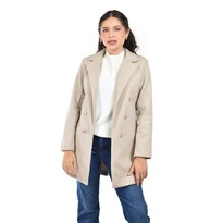 Abrigo Con Botón Roman Fashion /juvenil  6108 (beige) Beige