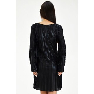 Foto 3 | Foto 3 | Vestido Plisado de Fiesta Roman Fashion V-ST-1200 Negro