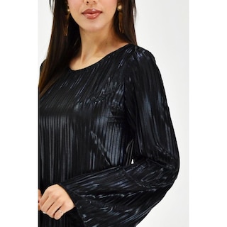 Foto 4 | Foto 4 | Vestido Plisado de Fiesta Roman Fashion V-ST-1200 Negro