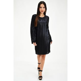 Foto 6 | Foto 6 | Vestido Plisado de Fiesta Roman Fashion V-ST-1200 Negro