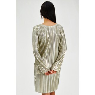 Foto 3 | Foto 3 | Vestido Roman Fashion color Plata para Mujer