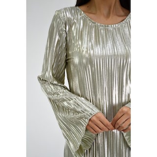 Foto 4 | Foto 4 | Vestido Roman Fashion color Plata para Mujer