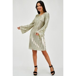 Foto 6 | Foto 6 | Vestido Roman Fashion color Plata para Mujer