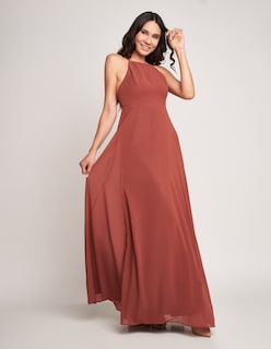 Foto 1 | Foto 1 | Vestido Devendi Color Shedron Largo Halter