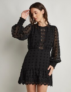 Foto 3 | Foto 3 | Vestido Devendi Color Negro Texturizado