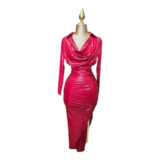 Foto 4 | Foto 4 | Vestido Formal Color Rojo Para Dama Symphony