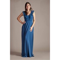 Vestido Largo Con Espalda Descubierta David's Bridal Celeste