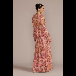 Foto 2 | Foto 2 | Vestido de Fiesta Ilusión Estampado para Mujer
