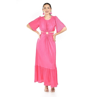 Foto 1 | Foto 1 | Vestido Plisado Roman Fashion /juvenil, 738 (fiusha) Fucsia