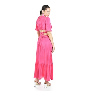 Foto 3 | Foto 3 | Vestido Plisado Roman Fashion /juvenil, 738 (fiusha) Fucsia
