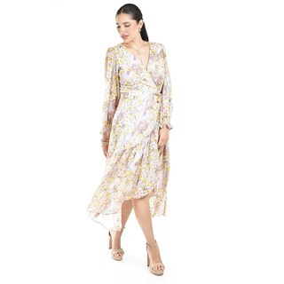 Foto 2 | Foto 2 | Vestido Vaporoso De Manga Larga Roman Fashion /juvenil, 3014 (lila / Amarillo) Lila