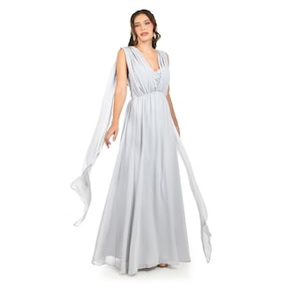 Foto 1 | Foto 1 | Vestido De Noche Multiformas Roman Fashion /juvenil 2001 (gris) Multicolor