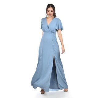 Foto 5 | Foto 5 | Vestido Largo con Abertura Roman Fashion Juvenil