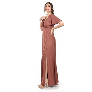 Foto 2 | Foto 2 | Vestido Largo con Abertura Roman Fashion para Mujer