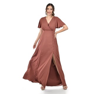 Foto 4 | Foto 4 | Vestido Largo con Abertura Roman Fashion para Mujer