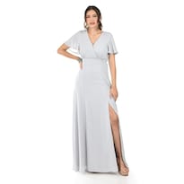 Vestido Largo con Abertura Roman Fashion Juvenil