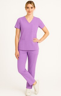 Foto 4 | Foto 4 | U4u Uniforms Conjunto Médico Dama Antifluidos — Filipina Cuello V Y Pantalón Costuras Reforzadas 11 Bolsillos