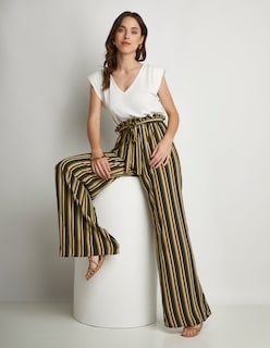 Foto 4 | Foto 4 | Jumpsuit Devendi Color Multicolor Pantalón Líneas