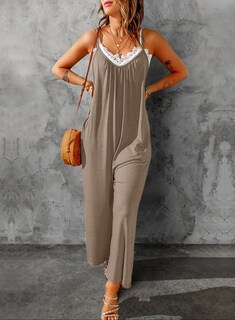 Foto 4 | Foto 4 | Mono Happy Sailed Sin Mangas Para Mujer, Color Marrón, Talla L - Venta Internacional.