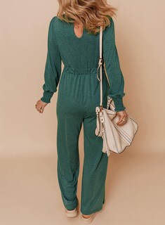 Foto 5 | Foto 5 | Mono Dokotoo De Manga Larga Con Cuello En V Para Mujer, Elegante E Informal - Venta Internacional.
