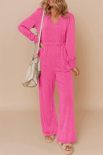 Foto 2 | Foto 2 | Mono Dokotoo De Manga Larga Con Cuello En V Para Mujer, Elegante E Informal - Venta Internacional.