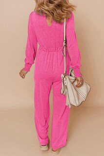 Foto 4 | Foto 4 | Mono Dokotoo De Manga Larga Con Cuello En V Para Mujer, Elegante E Informal - Venta Internacional.