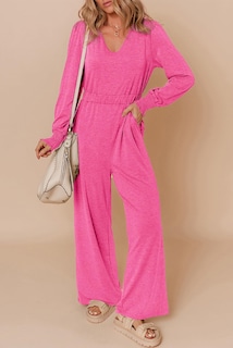Foto 5 | Foto 5 | Mono Dokotoo De Manga Larga Con Cuello En V Para Mujer, Elegante E Informal - Venta Internacional.
