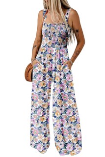 Foto 1 | Foto 1 | Monos Happy Sailed Dressy De Verano Con Estampado Floral Morado - Venta Internacional.