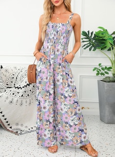 Foto 4 | Foto 4 | Monos Happy Sailed Dressy De Verano Con Estampado Floral Morado - Venta Internacional.