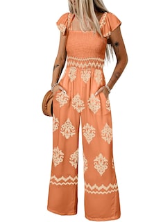 Foto 1 | Foto 1 | Mono Happy Sailed, Elegante, Casual, Con Estampado Floral Para Mujer - Venta Internacional.