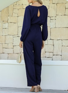 Foto 2 | Foto 2 | Mono Happy Sailed Para Mujer, Casual, Manga Larga, Azul, Talla S - Venta Internacional.