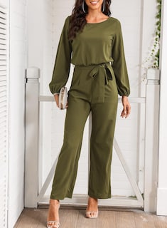 Foto 4 | Foto 4 | Mono Holgado Happy Sailed De Manga Larga Para Mujer, Color Verde, Talla M - Venta Internacional.