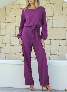 Foto 4 | Foto 4 | Mono Happy Sailed Dressy Para Mujer, Holgado, Color Morado, Talla Xl - Venta Internacional.