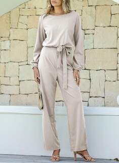Foto 5 | Foto 5 | Mono Happy Sailed Para Mujer, Casual, Holgado, Pernera Ancha, Gris, Talla S - Venta Internacional.