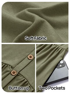 Foto 7 | Foto 7 | Mono Merokeety De Verano Con Manga Corta Y Cuello En V Y Botones - Venta Internacional.