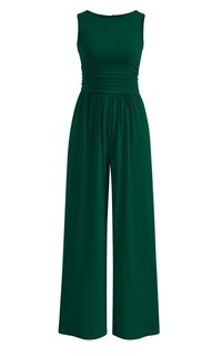 Foto 1 | Foto 1 | Mono Prettygarden De Una Pieza Para Mujer Sin Mangas En S Verde Oscuro - Venta Internacional.