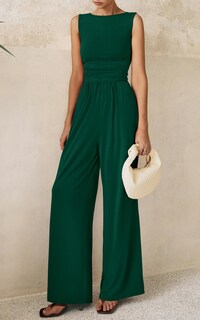 Foto 2 | Foto 2 | Mono Prettygarden De Una Pieza Para Mujer Sin Mangas En S Verde Oscuro - Venta Internacional.