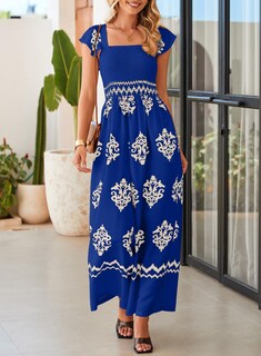 Foto 3 | Foto 3 | Mono Happy Sailed Azul Con Estampado Bohemio Para Mujer 2025, Tamaño Mediano - Venta Internacional.