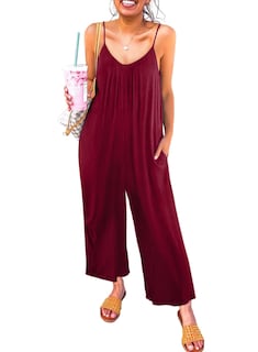 Foto 1 | Foto 1 | Mono Happy Sailed Summer Sin Mangas Para Mujer, Color Rojo, Talla L - Venta Internacional.