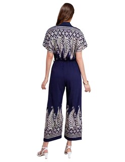 Foto 3 | Foto 3 | Jumpsuit Casual Bordado Pantalón Recto Coco Moda