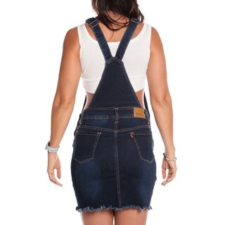 Foto 7 | Foto 7 | Jumper Overol Peto Falda Mezclilla Stretch Para Mujer