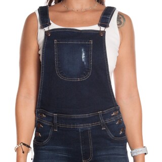 Foto 6 | Foto 6 | Jumper Overol Peto Falda Mezclilla Stretch Para Mujer