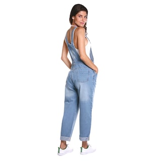 Foto 3 | Foto 3 | Overol Mom Pineda Jeans Corto Sin Rasgar con Bolsas